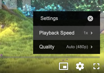 Playback Speed